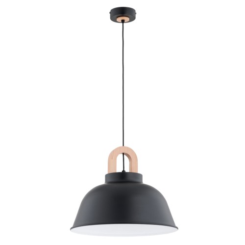 Lampa wisząca VAYPER czarna 1xE27 61342 Alfa