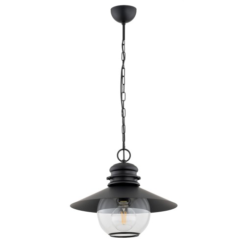 Lampa wisząca HOLLY czarna 1xE27 61341 Alfa