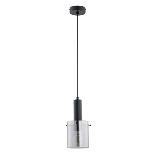 Lampa wisząca CELIA czarna 1xE27 61338 Alfa