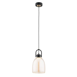 Lampa wisząca SODA czarny/złoty 1xE27 61335 Alfa