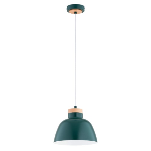 Lampa wisząca LORIEN zielona 1xE27 61328 Alfa