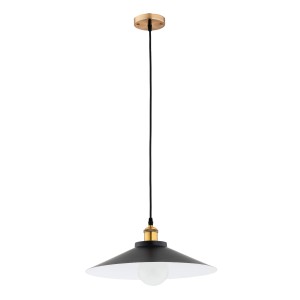 Lampa wisząca BOLERO RETRO czarna 1xE27 61323 Alfa