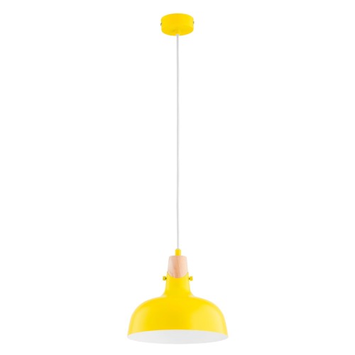 Lampa wisząca SOLO GEM żłta 1xE27  61322 Alfa