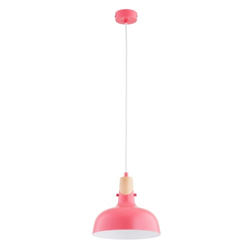Lampa wisząca SOLO GEM różowa 1xE27 61321 Alfa