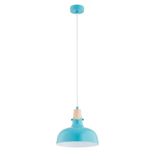 Lampa wisząca SOLO GEM niebieska 1xE27 61320 Alfa