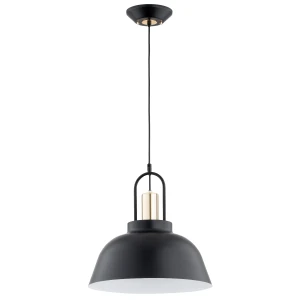 Lampa wisząca MIRAVE czarno/złota 1xE27 61319 Alfa