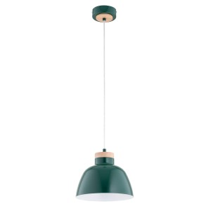 Lampa wisząca LORIEN zielona 1xE27 61318 Alfa