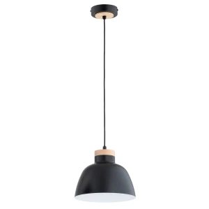 Lampa wisząca LORIEN czarna 1xE27 61317 Alfa