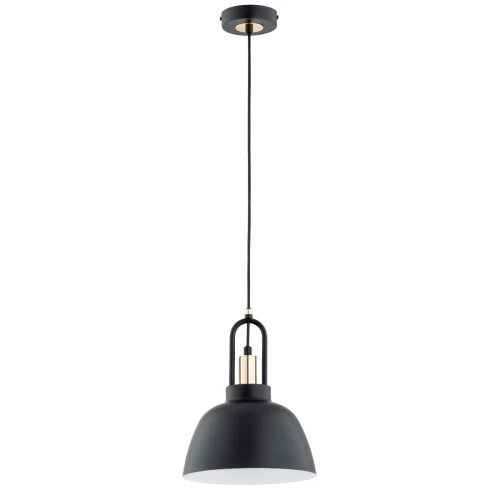 Lampa wisząca MIRAVE czarno/złota 1xE27 61310 Alfa