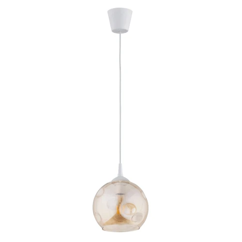 Lampa wisząca POLON biała 1xE27 61295 Alfa