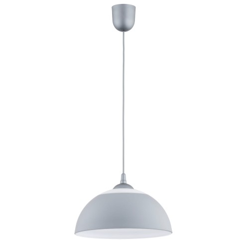 Lampa wisząca BEZA SREBRNA 1xE27 61290 Alfa