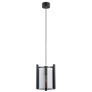 Lampa wisząca LOZANA drewniana 1xE27 61289 Alfa