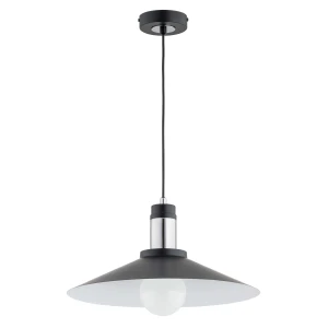 Lampa wisząca BOLERO DUO czarna 1xE27 61279 Alfa
