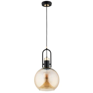 Lampa wisząca MOVENA czarno/złota 1xE27 61275 Alfa