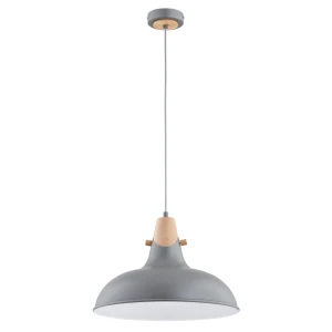 Lampa wisząca SOLO srebrna 1xE27 61269 Alfa