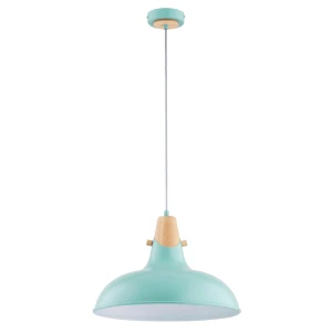 Lampa wisząca SOLO miętowa 1xE27 61268 Alfa