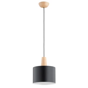 Lampa wisząca JUTA drewniana 1xE27 61265 Alfa