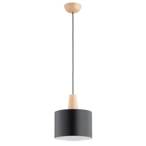 Lampa wisząca JUTA drewniana 1xE27 61265 Alfa