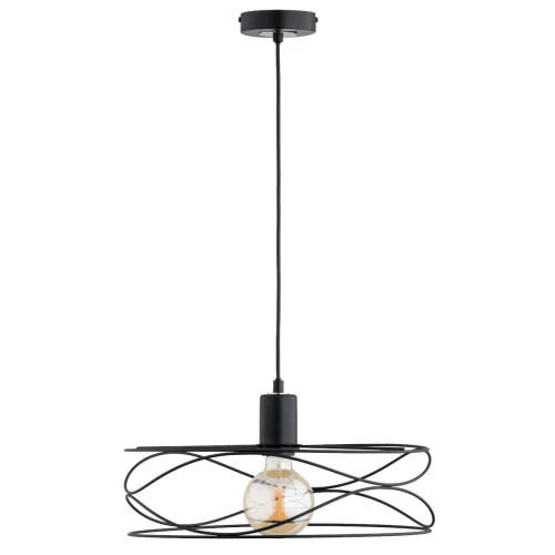 Lampa wisząca DIUK czarna 1xE27 61259 Alfa