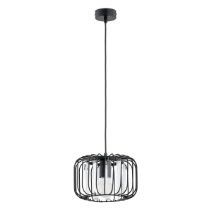 Lampa wisząca LEXA czarna 1xE27 61258 Alfa
