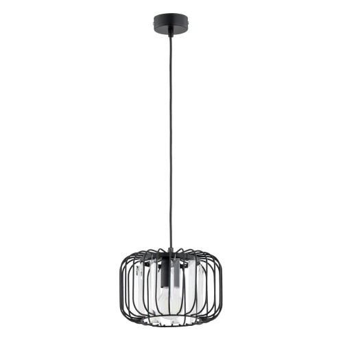 Lampa wisząca LEXA czarna 1xE27 61258 Alfa