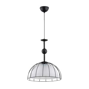 Lampa wisząca GOLLA czarno/biała 1xE27 61257 Alfa