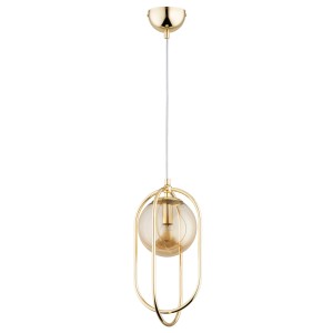 Lampa wisząca BINAR TOP złota 1xE14 61254 Alfa