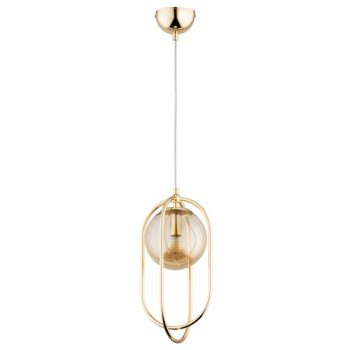 Lampa wisząca BINAR TOP złota 1xE14 61254 Alfa