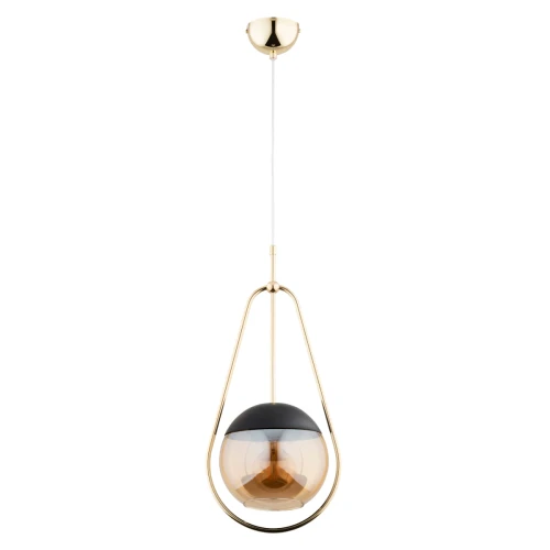 Lampa wisząca ELDORADO 200 czarno/złota 1xE27 61247 Alfa