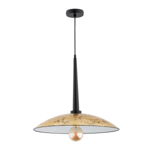 Lampa wisząca DEMI czarna 1xE27 61245 Alfa