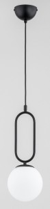 Lampa wisząca VAVIL 150 PRO czarno/biała 1xE14 61231 Alfa