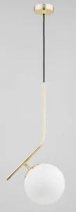 Lampa wisząca LIBERTY 200 PRO złota 1xE27 61229 Alfa