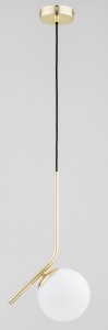 Lampa wisząca LIBERTY 150 PRO złota 1xE14 61228 Alfa