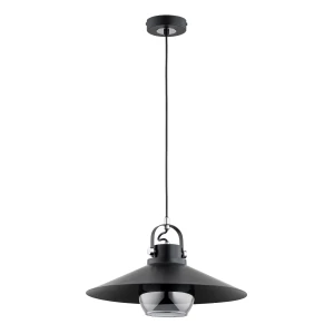 Lampa wisząca TIZEN czarna 1xE27 61213 Alfa