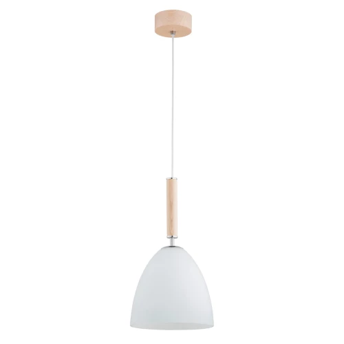 Lampa wisząca TAVOS drewniana 1xE27 61209 Alfa