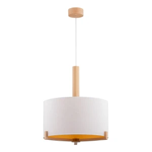 Lampa wisząca FORTA drewniana 1xE27 61199 Alfa