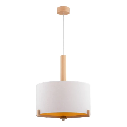 Lampa wisząca FORTA drewniana 1xE27 61199 Alfa