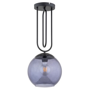 Lampa sufitowa RITA grafitowa 1xE27 61195 Alfa