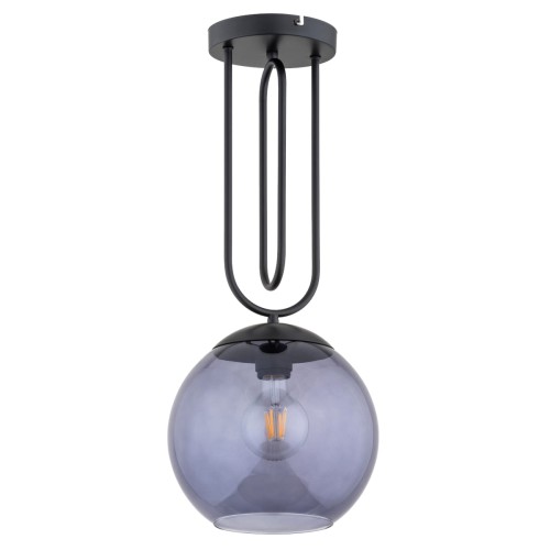 Lampa sufitowa RITA grafitowa 1xE27 61195 Alfa