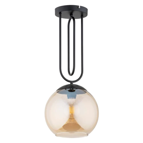 Lampa sufitowa RITA bursztynowa 1xE27 61194 Alfa