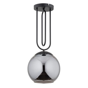 Lampa sufitowa RITA czarna 1xE27 61193 Alfa