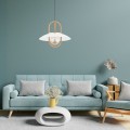 Lampa wisząca MARGO BIG drewniana 1xE27 61183 Alfa