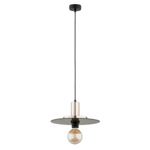 Lampa wisząca LETO czarno/złota 1xE27 61170 Alfa