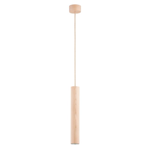 Lampa wisząca ANAID drewniana 1xGU10 LED 61161 Alfa