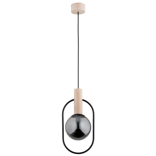 Lampa wisząca NIKI drewniana 1xE14 61154 Alfa