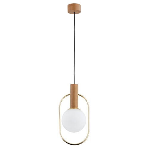Lampa wisząca MODI drewniana 1xE14 61152 Alfa