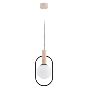 Lampa wisząca MIKI drewniana 1xE14 61151 Alfa