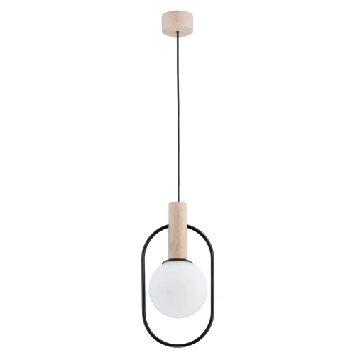 Lampa wisząca MIKI drewniana 1xE14 61151 Alfa