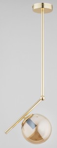 Lampa sufitowa LIBERTY złota 1xE14 61123 Alfa