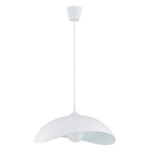 Lampa wisząca JAŚMIN biała 1xE27 61115 Alfa